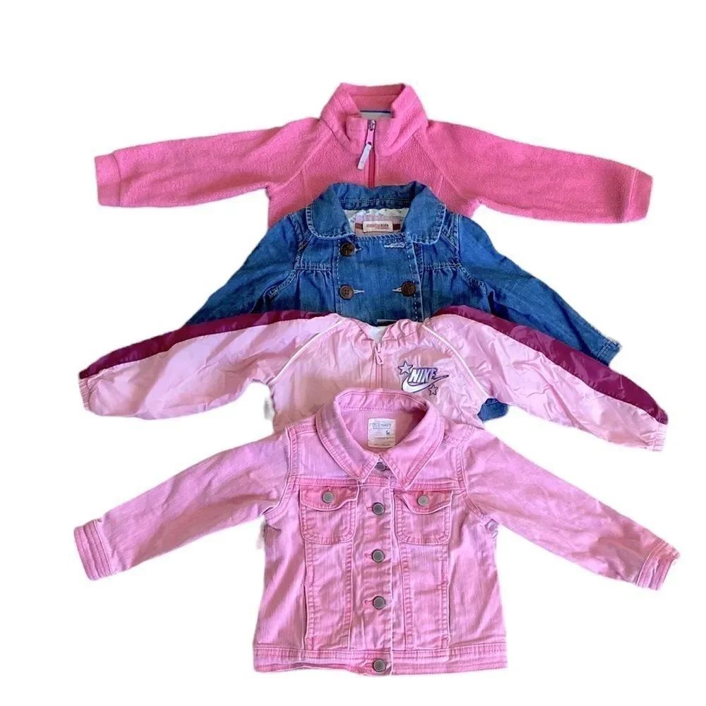 Girls Fall Spring Jacket Lot of 4 Size 2T